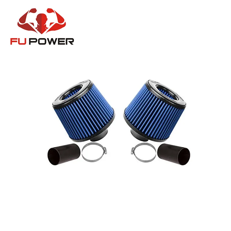 Turbo Dual Cone Performance Intake Air Filter For Bmw N54 135i 335i E90 E82 E87 Performance