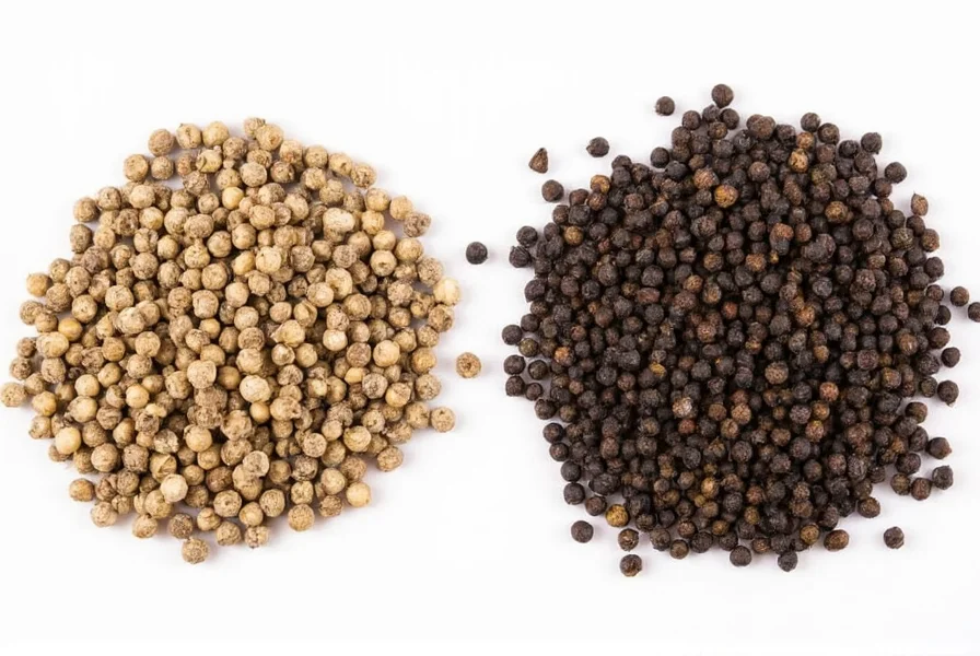 White Peppercorn vs Black: Key Differences Explained