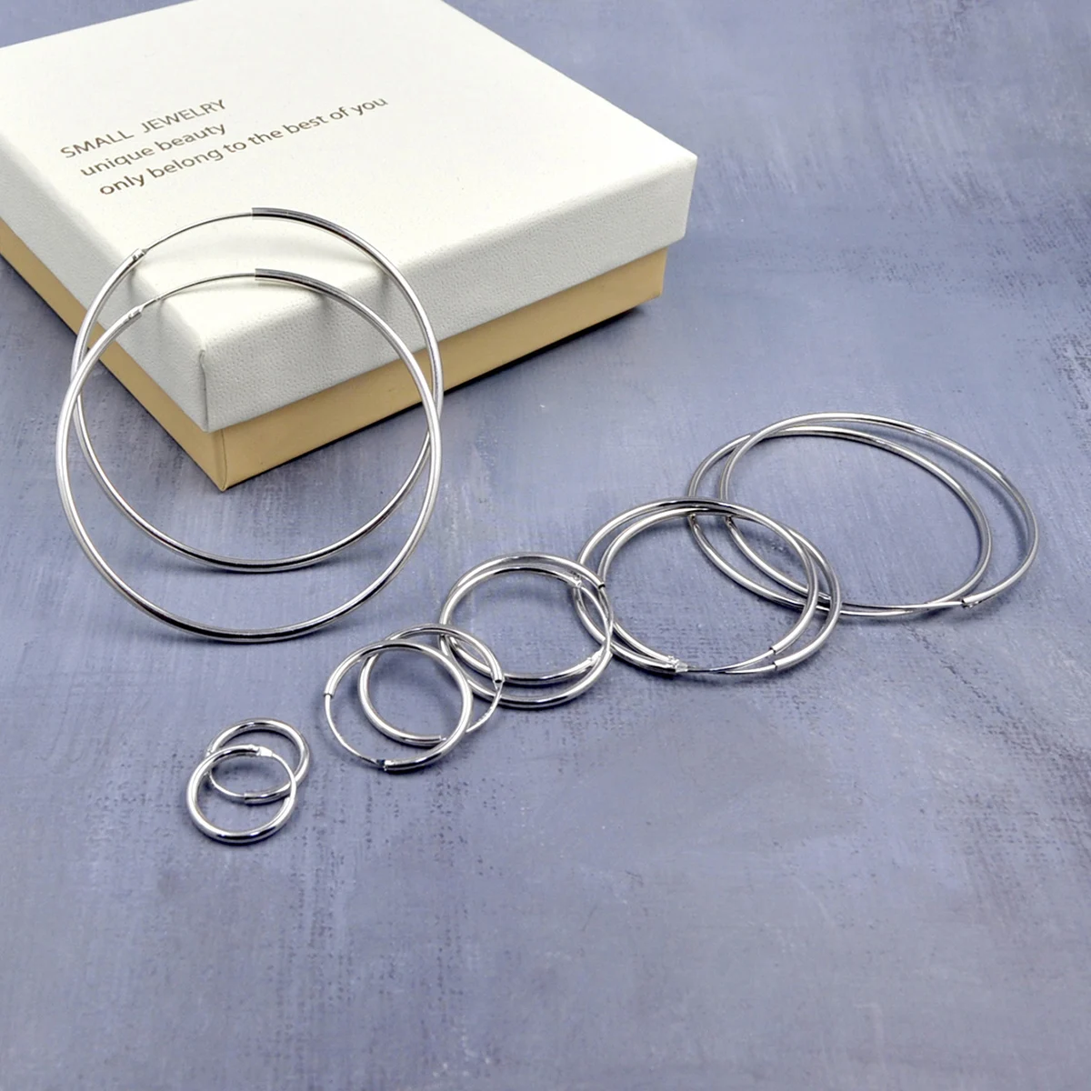 925 Jewelry Minimalist Silver Jewelry 925 Sterling Women 925 Sterling Silver 925 Jewellery Silver Hoop Earring