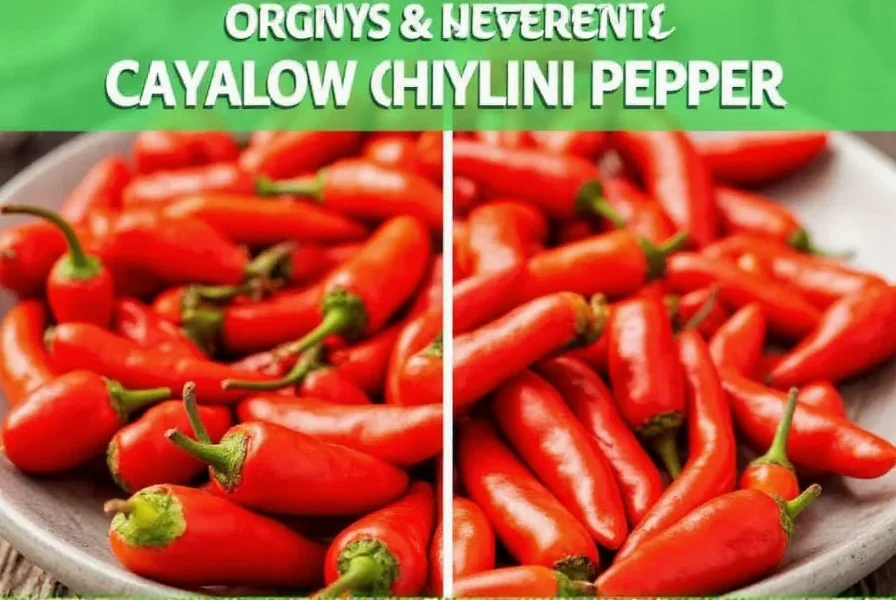 Cayenne Chili Pepper vs Cayenne Pepper