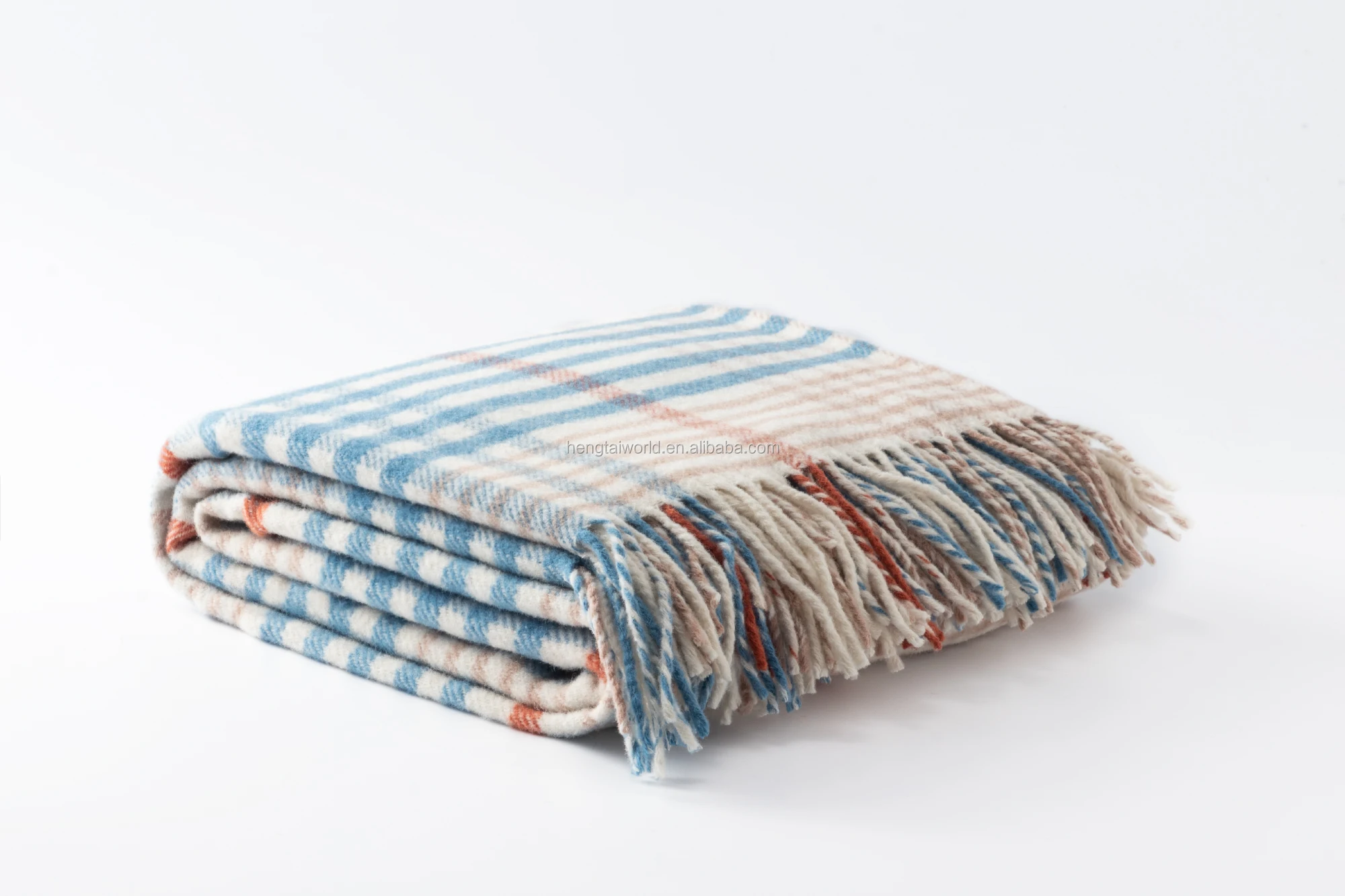 新西兰羊毛格子毛毯批发便宜床上用品毯子家纺床品使用蓬松过冬的毯子