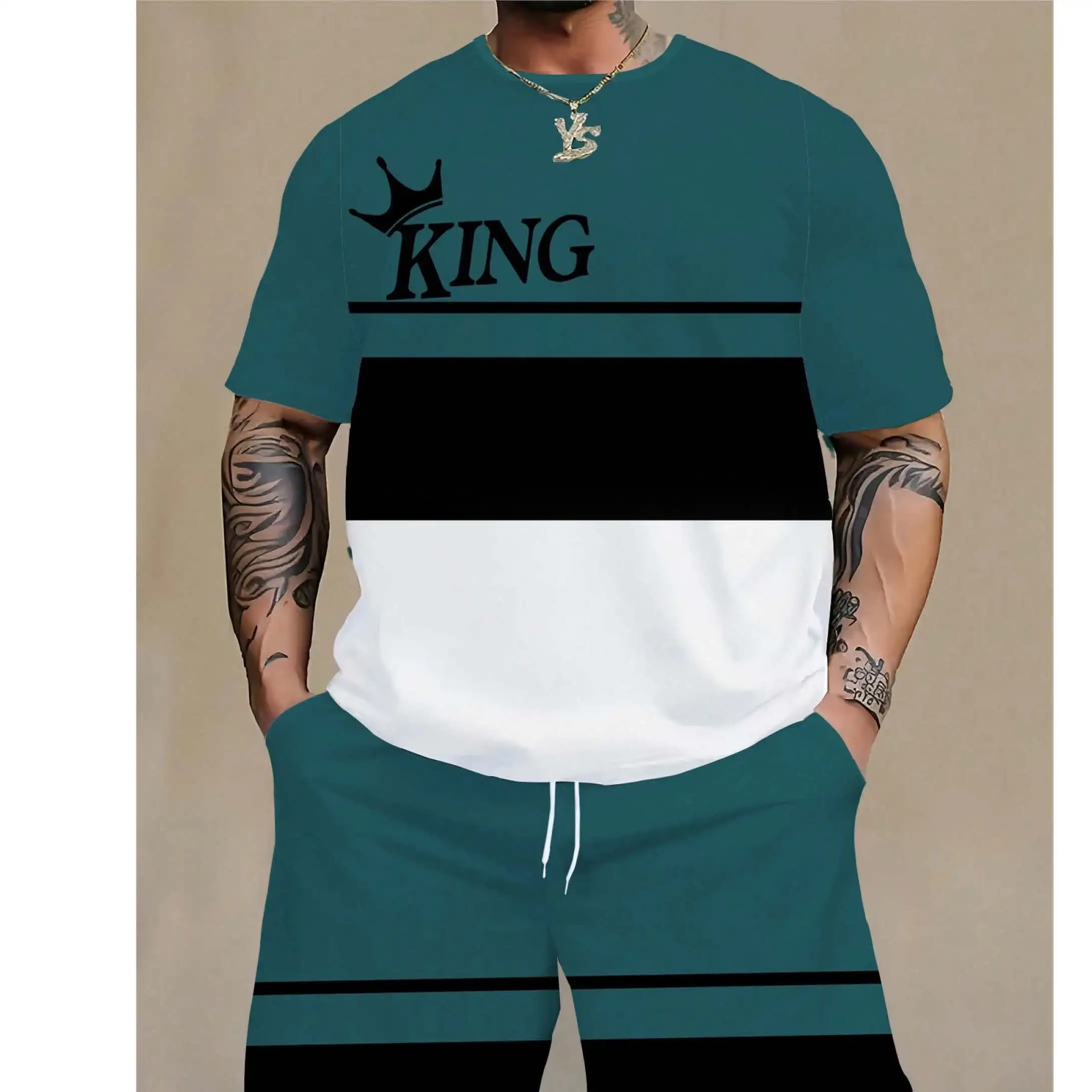 Oversized T Shirt King Print