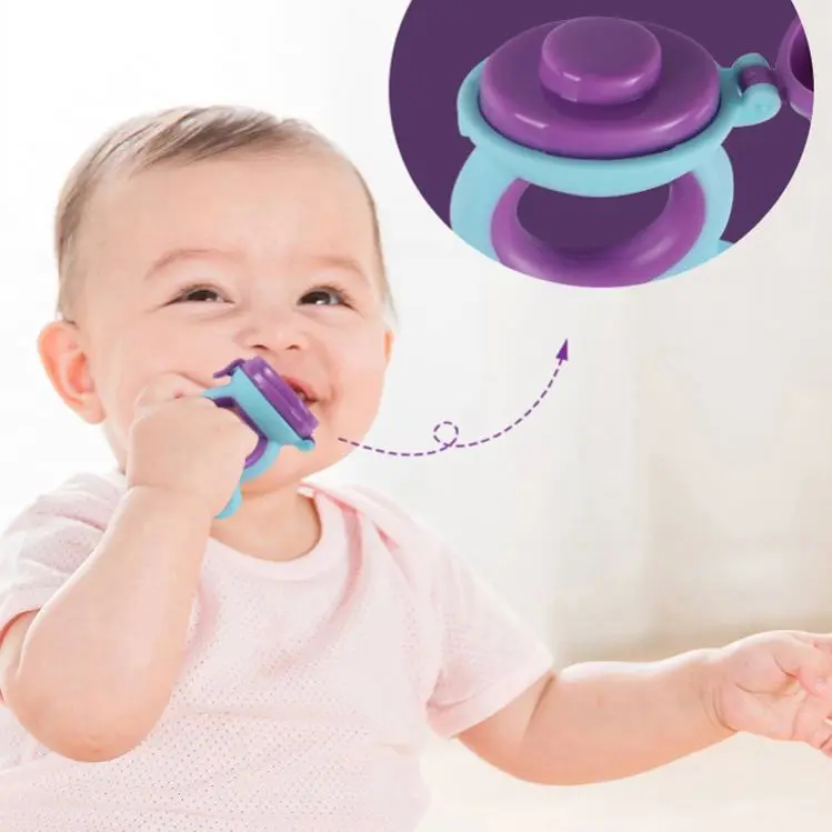 

2021 Hot Sale Food Grade Soother Silicone Nipple Pacifier Baby Fruit And Vegetable Feeder, Picture shows