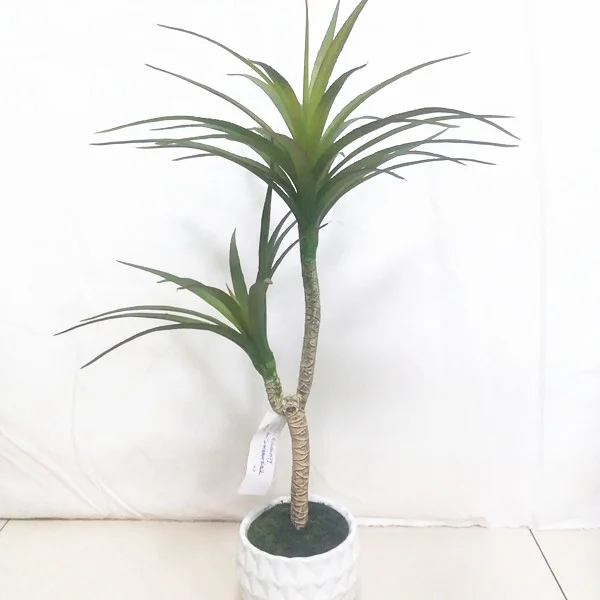 

Hot Sale Real Touch Agave Tree Artificial Plant Potted Artificial Agave Tree, Green