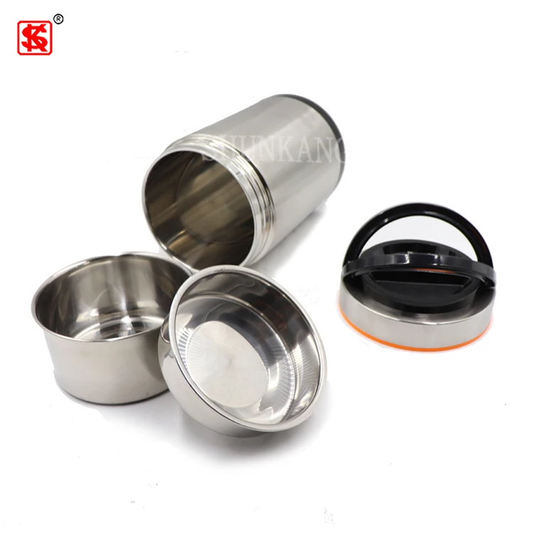 Hot sale New thermos food jar stainless steel lunch box vacuum food warmer  with handle