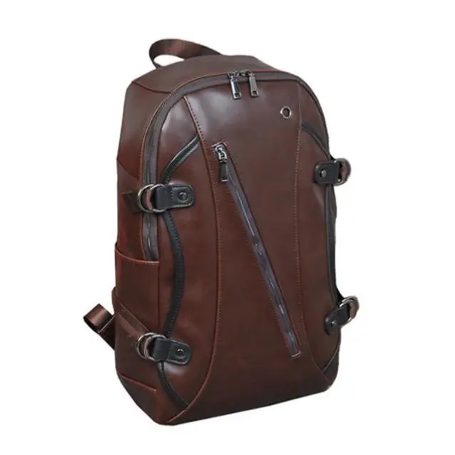 

BEARKY bag factory wholesale 2019 new faux leather men's laptop backpack custom, Customized color