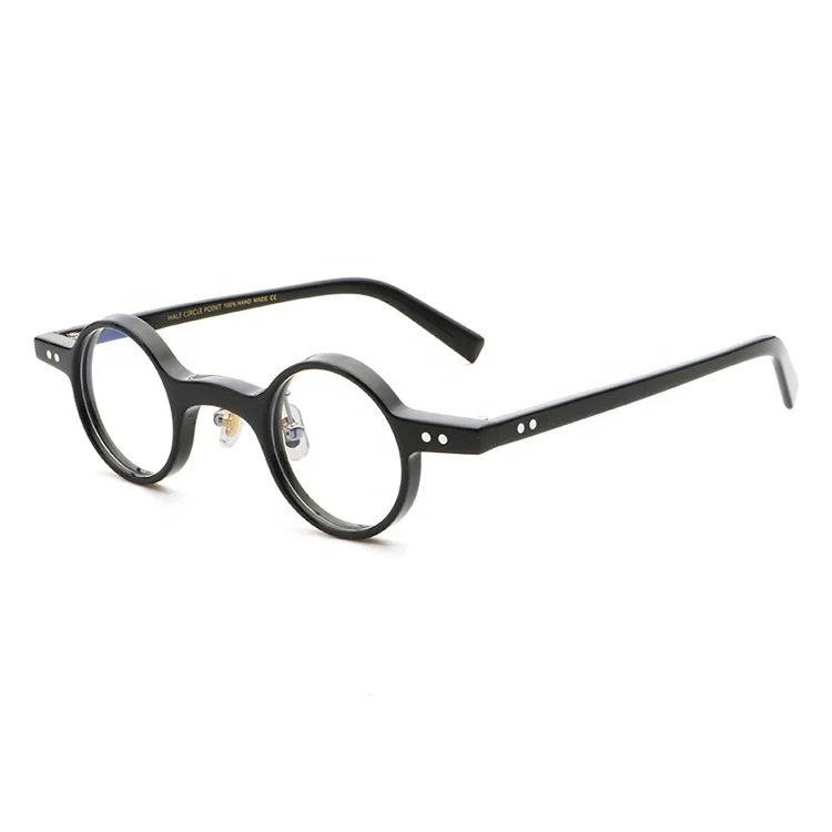 

Wholesale Popular Round Acetate Frames Optical Rose gold Frames Glasses