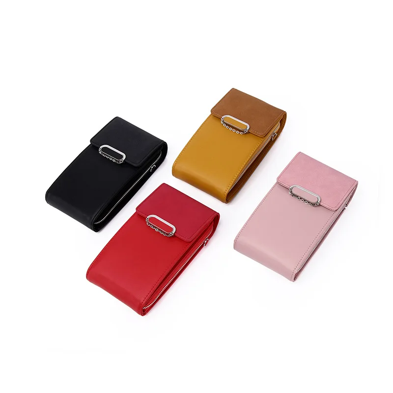 

Latest New Fashionable Pu Cell Phone Shoulder Pocket Wallet Pouch Bag Case Purses and Handbags Shoulder Bag