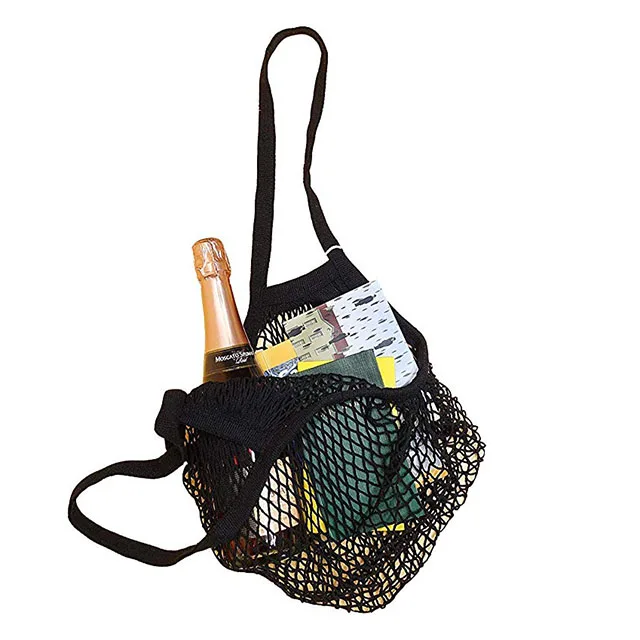 

Net shopping bag Green liver eco friendly net bag organic cotton reusable mesh bags