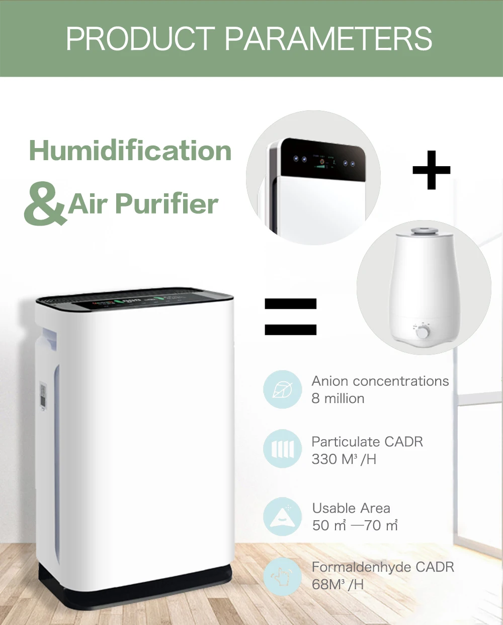 Hepa Filter For Efficient Filtration With Ultrasonic Atomizing