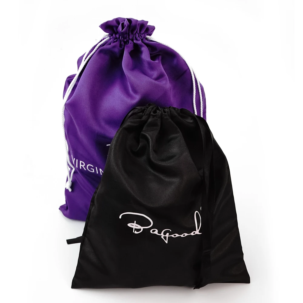 

China supplier fashion style plain gift personalized satin dust bags for jewelry, Black,white or your like