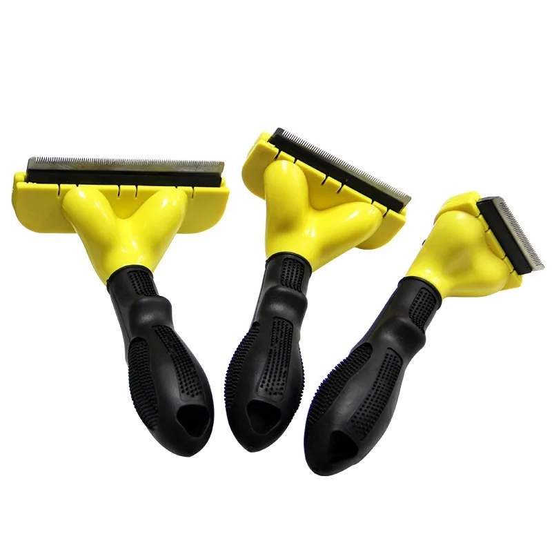 

Amazon Best Sale Pet Comb Pet Grooming Brush Comb Dog Hair Removal Brush Comb Styling Brush, Yellow