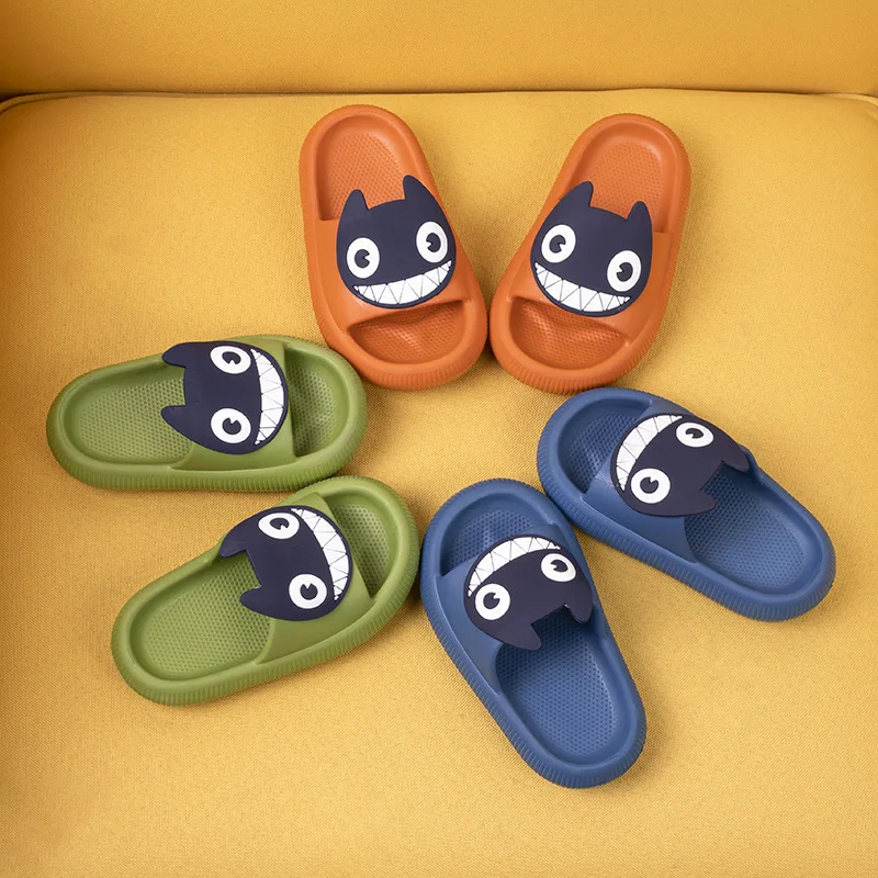 

Children's Sandals Black Cat Cartoon Sandals Integrated Soft Bottom And Soft Surface Children Slippers Slippers