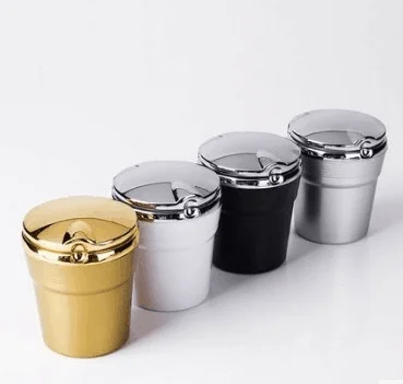 

2020 Car office home plating with LED light ashtray