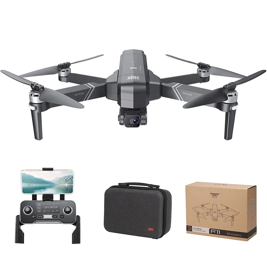 

Amiqi SJRC F11 4K Pro Gps Wifi Fpv Drone With Hd Camera Two-Axis Anti-Shake Gimbal F11 Brushless Quadcopter F11 4K Pro