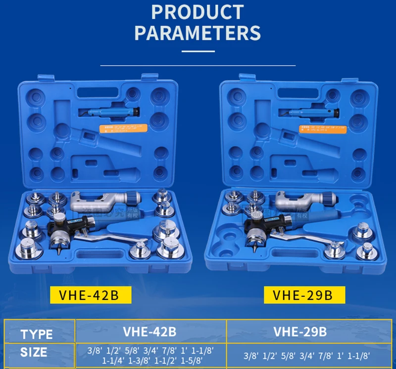 Tools Refrigeration Value Vhe29b/vhe42b High Quality Hydraulic