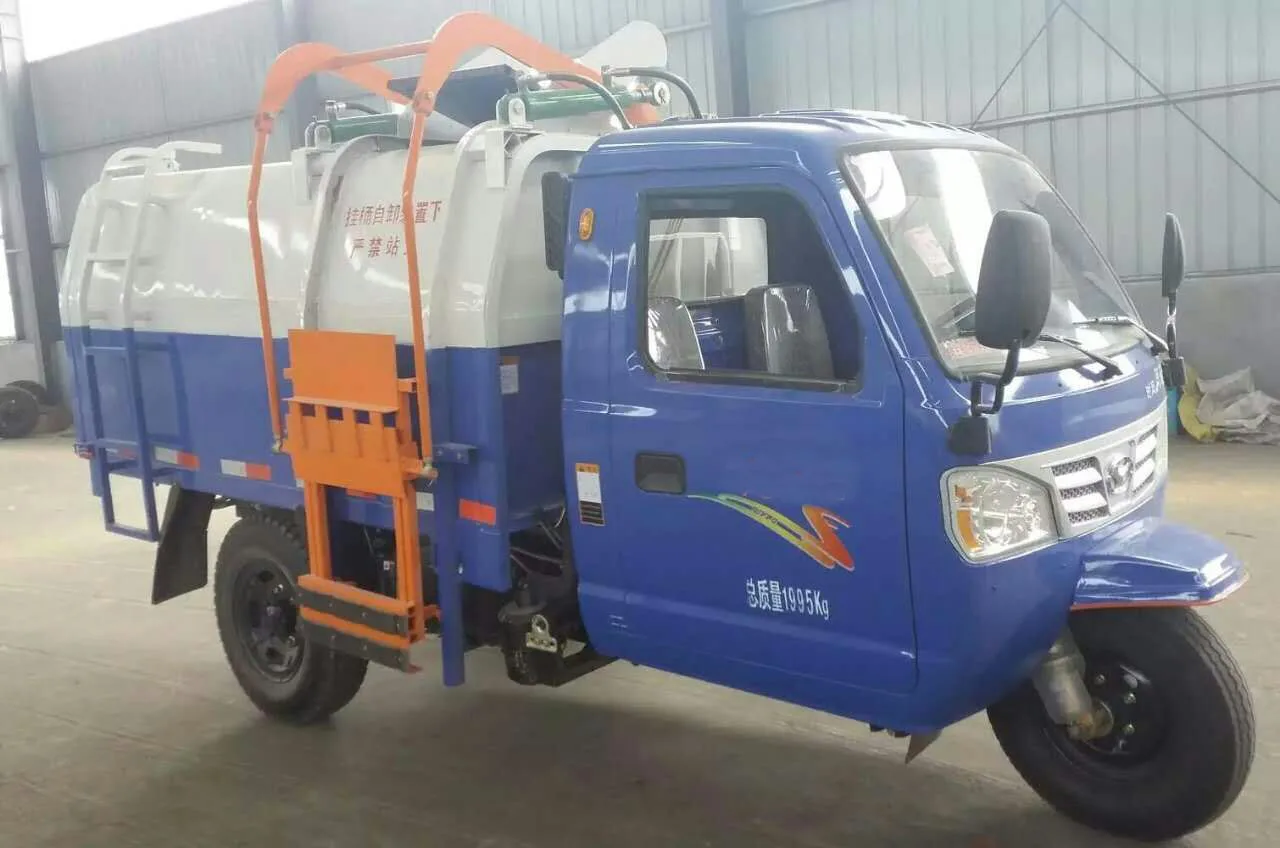 Gaselectric Dualpurpose Sanitation Fourwheel Garbage Truck Municipal