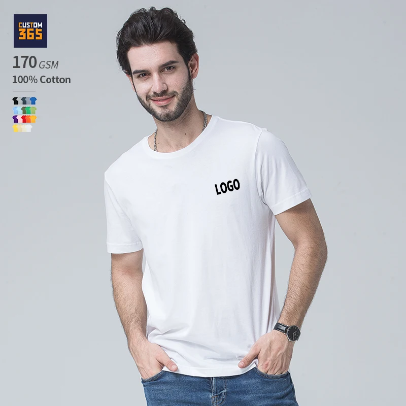 Custom Mens Clothing Oversized Plus Size T-Shirts Plain 100% Cotton T Shirt for Men