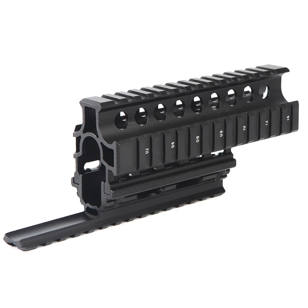 

Universal Tactical AK47 74 AKS Mount Airsoft Rifle Hunting Shooting Handguard With 12pcs Cover, Black