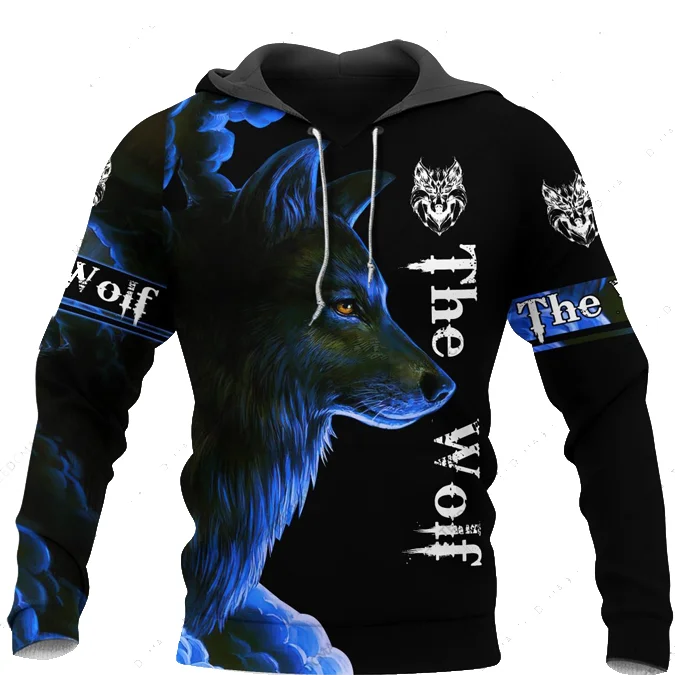 

New style Custom top quality comfortable 100% polyester digital printing 3d Viking Hoodie Men, Custom colors