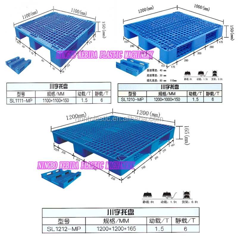 
Automatic plastic pallet making plastic molding tray injection moulding machine 