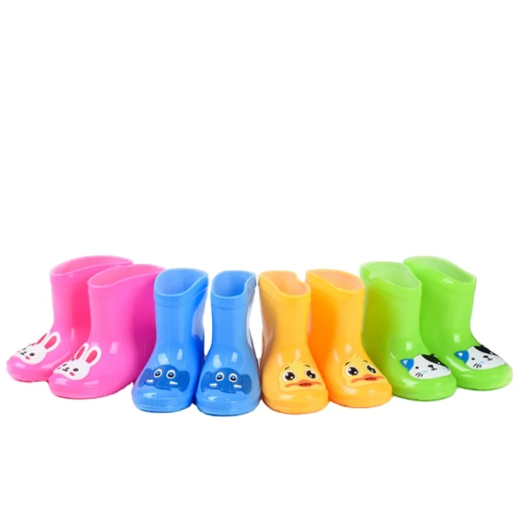 

Anti-slip PVC Outdoor Shoes in the Rain Children's Rain Boots, Yellow
