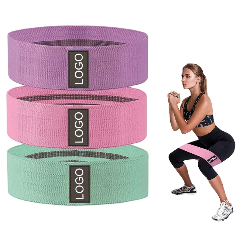

High quality exercise high elastic force bands gym fitness hip resistance bands