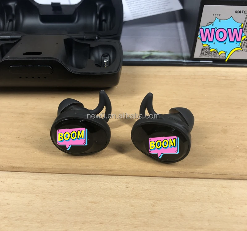 

Copy 1:1 Half in-ear Design Mini Wireless Earbuds Touch Operation Airbuds Sports Portable Blue-tooths Earbuds for Boses, Black,blue,orange,yellow,purple