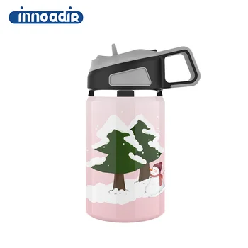 

Colorful Sublimation 8oz Double Wall Eco-friendly Stainless Steel Baby Cups Kids Bottle, Sea animal