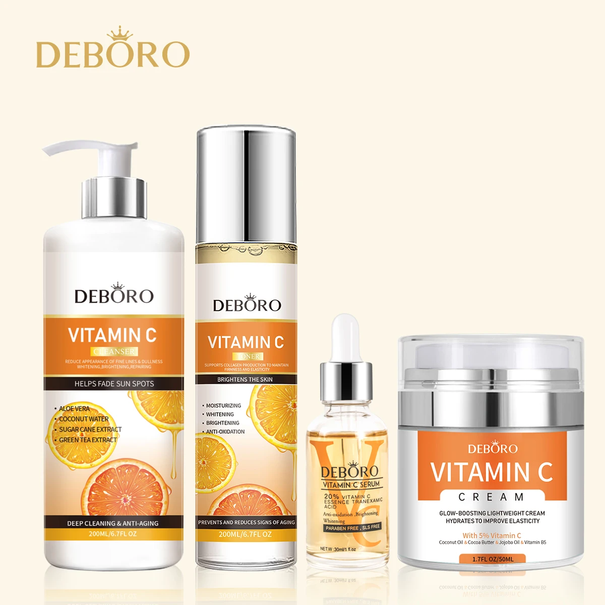 

OEM/ODM Vitamin C Cream Neck Super Moisturizing Lightweight vitamin c whitening moisturizing facial creams