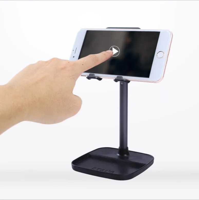 

Lazy Mobile Cell Phone Stand Holder Universal Desktop on Table Adjustable Phone Stand for Xiaomi Huawei pc