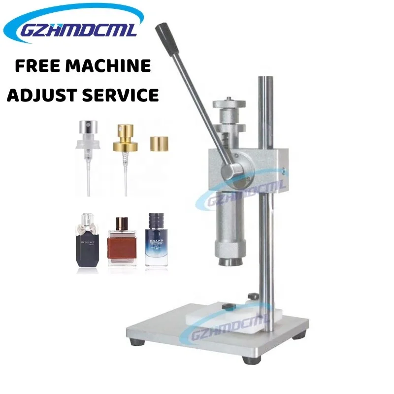 

manual Crimping Machine Perfume Crimper Capper Metal Collar lid Press Capping Machine Spray Crimper