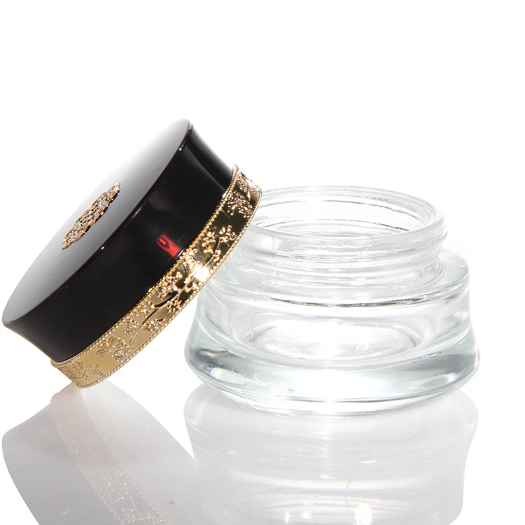 

New Design Custom Cosmetic Container Glass Cream Jar Cosmetic Cream Jar With Lid