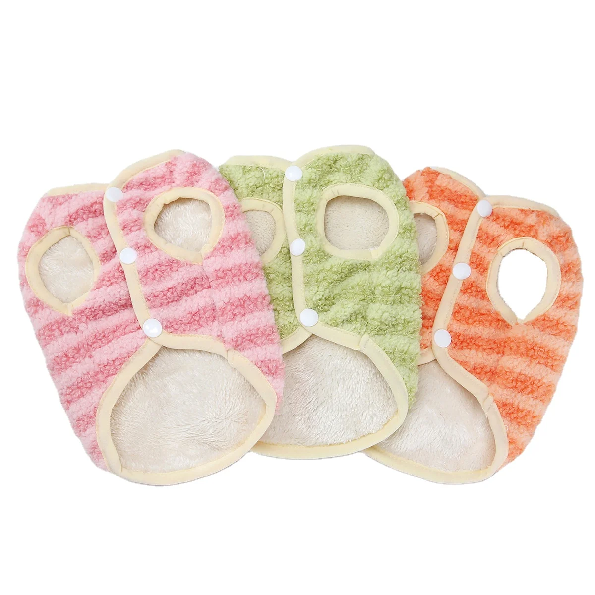 

Small pet clothing vest, Pink, yellow, orange