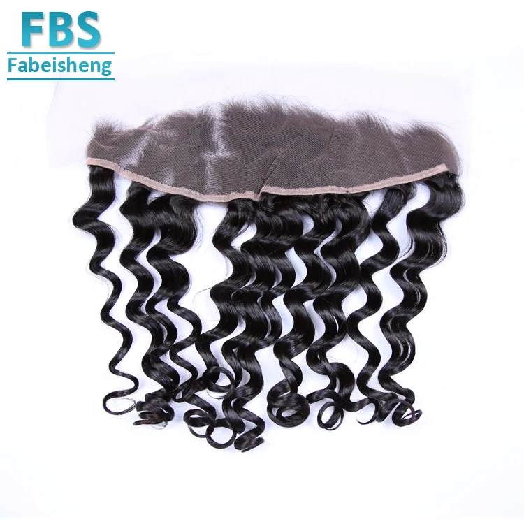 
13x4 transparent lace frontal closure straight wave curly 