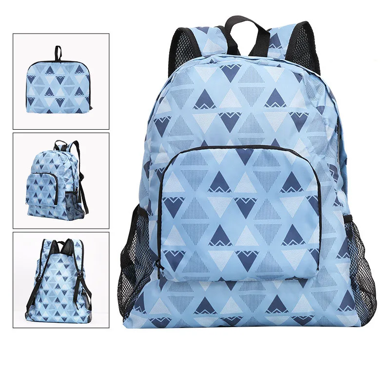 

Casual pack Simple Nylon Backpack Lightweight And Breathable School Foldable Bag