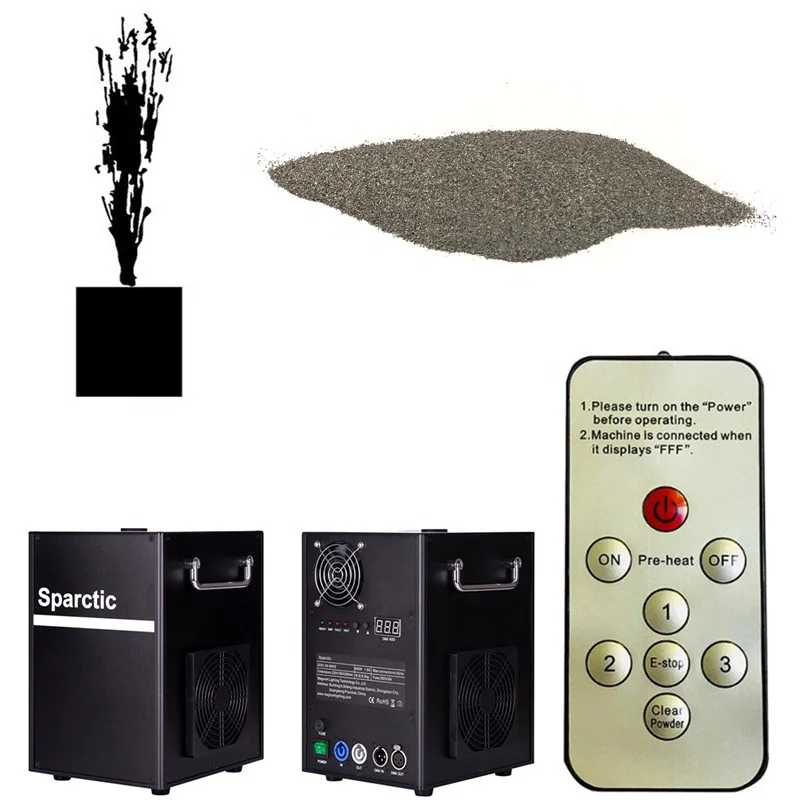 
DMX hot sell cold spark machine for festival indoor wedding party fountain 1m 5m height firework machine 