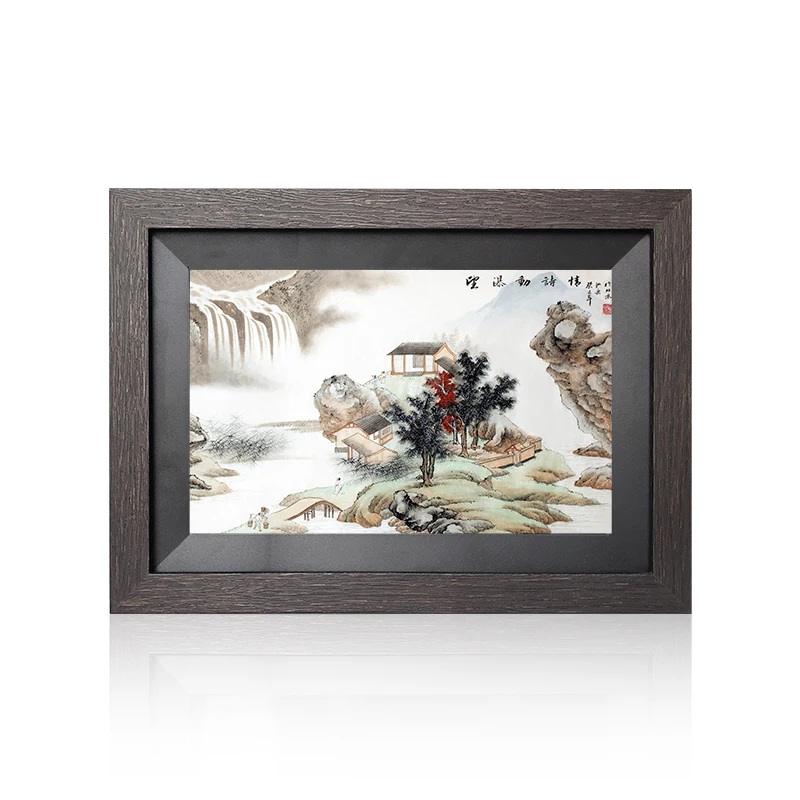 

10 inch touch screen digital picture frame cloud digital photo frame wifi with app Open advertising machine, White/black