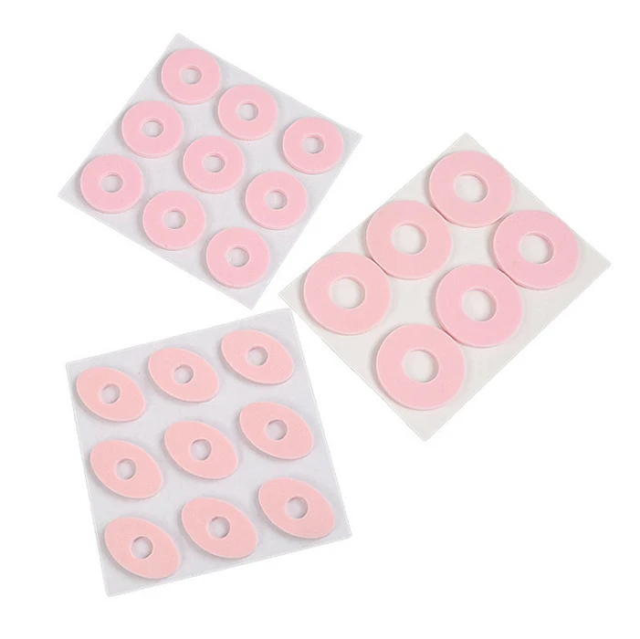 

Self-adhesive protector corn pad cushion latex foot callus cushion wholesale protective latex corn pads for toe, Pink
