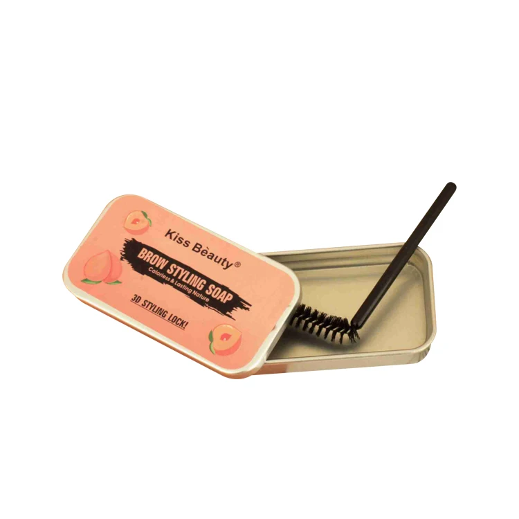 

Wholesale Transparent 3D Styling Shaping Eyebrow Cream Gel Waterproof Long Lasting Eyebrow Soap Wax With Eyebrow Brush