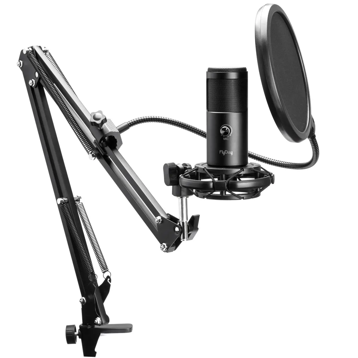 

OEM Factory Professional Condenser Mic Computer Broadcast Streaming Microphone Kit For Recording