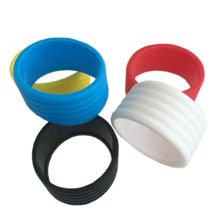 4pcs Tennis Racket Rubber Ring Grip Stretchable Stretchy Handle Rubber RinNWCA 