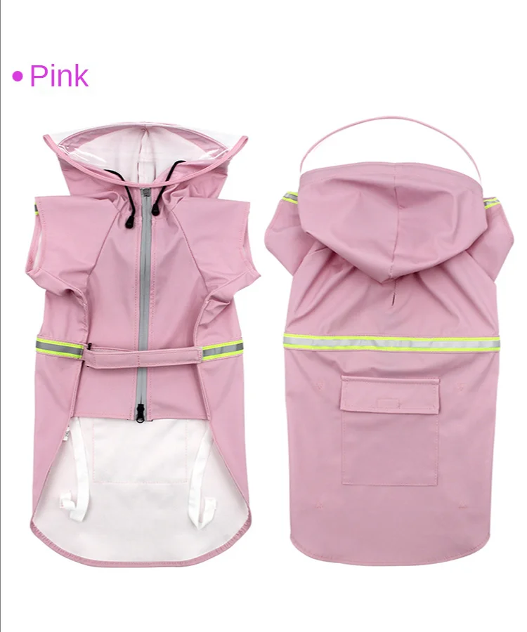 

Newly designed all-season X L to 5XL PU waterproof dog raincoat with hood