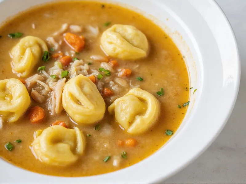 Easy Tortellini Soup Recipe with Cream of Chicken Soup
