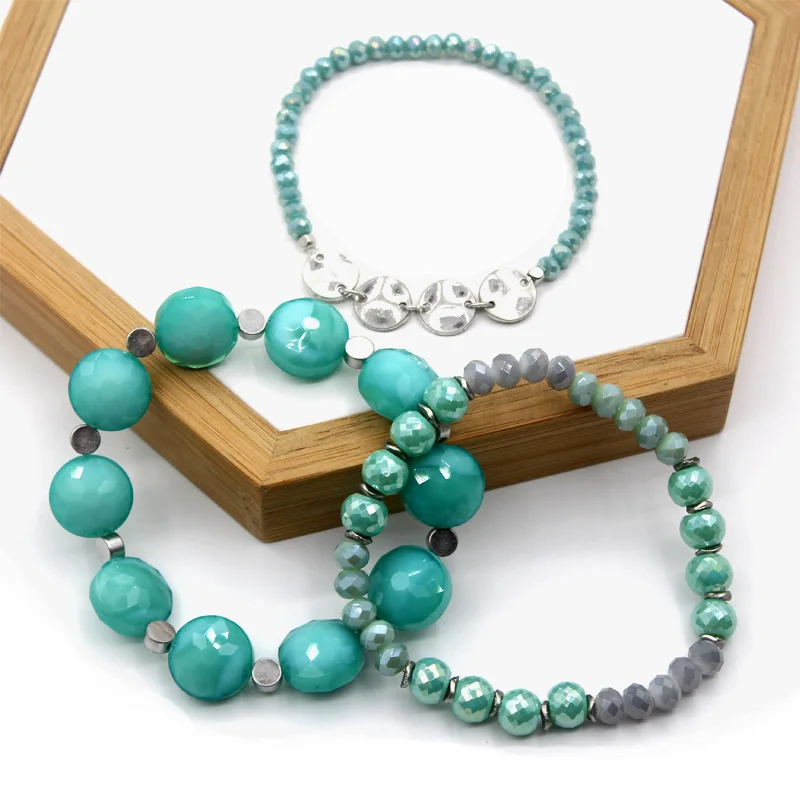 

Mix and match jewelry wholesale crystal freshwater pearl DIY handmade elastic cord bracelet, Colors