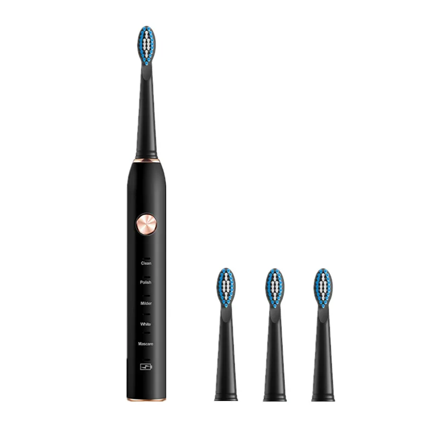 

All In One Toothbrush Electric Toothbrush Automatic Ultrasonic Teeth Electric Toothbrush Adult, White/pink/green/black