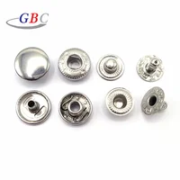 

Wholesale Stainless Steel metal snap button for leather