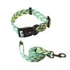 Recycle stock fashion sublimation training hand free dog collar and leash for Small Medium Big dogs
