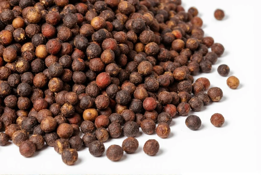 Spice jars containing Malabar Peppercorns