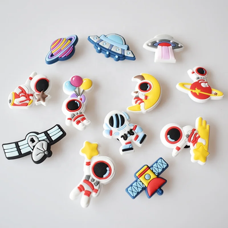 

Space astronaut Planet PVC boy Shoe Charms, As picture